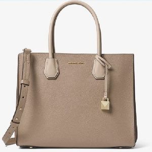 pebbled leather tote bag